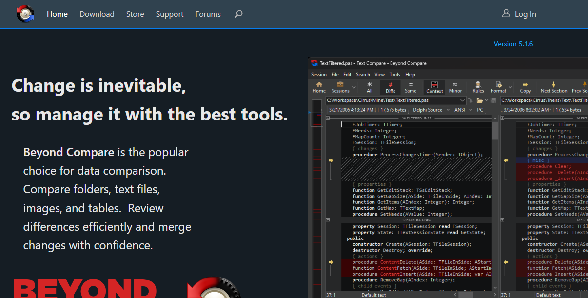 Beyond Compare文件对比比较工具